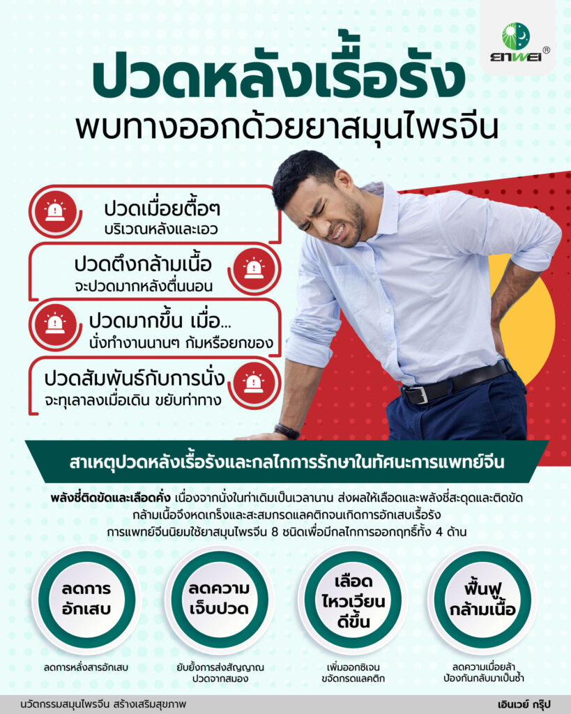 ปวดหลังเรื้อรัง เห็นผลในสัปดาห์แรก