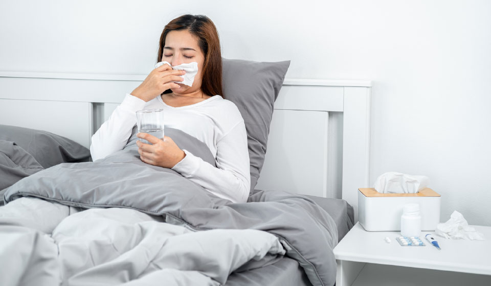 วิธีรักษาไข้หวัดใหญ่ ดูแลอย่างไร