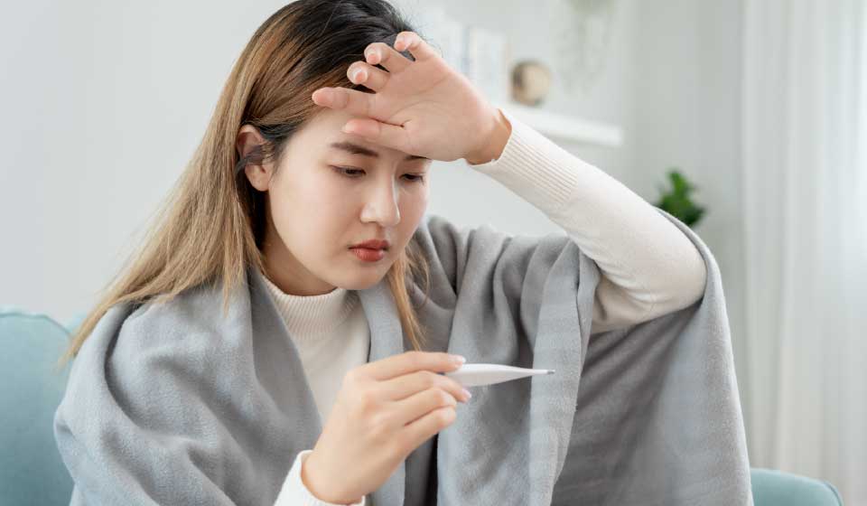 ไข้หวัดใหญ่ไม่มีไข้ได้ไหม?