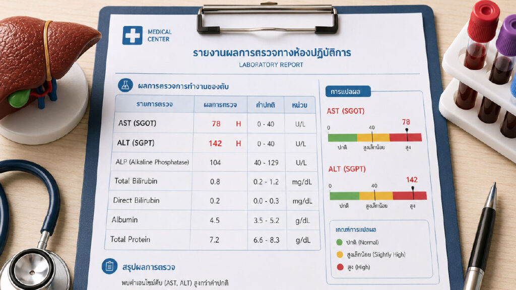 AST ALT สูง บอกว่าเป็นไขมันพอกตับไหม? อ่านผลตรวจตับอย่างถูกต้อง