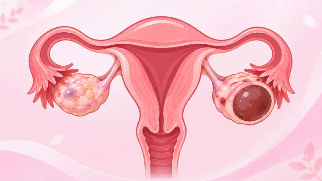 Chocolate Cyst กับถุงน้ำรังไข่ ต่างกันอย่างไร?