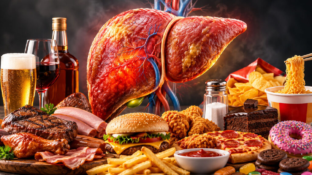 ตับอักเสบห้ามกินอะไร? อาหารและเครื่องดื่มที่ควรระวัง
